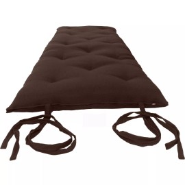 Danfuton Queen Floor Rolling Futon Mattress, Cotton Shikifuton Bed 3x60x80 Brown