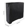 Ping Pong Table Cover Black Zippered 210 Silver Coated Waterproof
