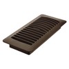 Mr. Heater 131901 Louvered Plastic Floor Register, 4x10 Inch, Brown