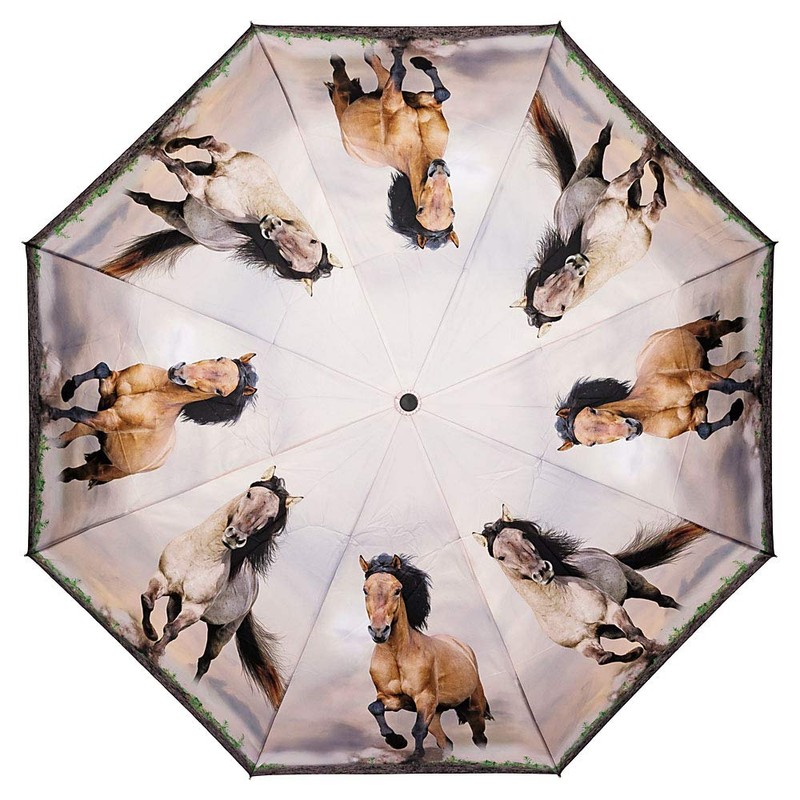 VON LILIENFELD Folding umbrella "Wild Horses"
