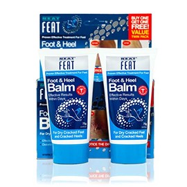 Neat Feat, Crema para Talones Agrietados, Cuidado de Pies, No Graso, Paquete de 2, 150g | La Solución para Talones Agrietados y Pies Secos