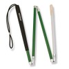 Reizen 4-Section Low Vision Aluminum Folding Cane - Reflective -
