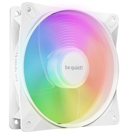 be quiet! Light Wings LX 120 mm PWM Reverse White Fan, 7 Optimised and Inverted Fan Blades, Exceptional Air Pressure, Ideal in the Side or Bottom of the Case, Illuminated Hub