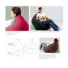 MOGU Bead Cushion, Mountain Top, Dedicated Cover