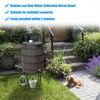 Z8 Rain Barrel Stand with Bucket & Hose Hooks Heavy