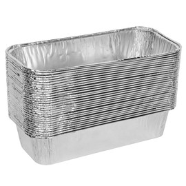 DONSIQIZZ Drip Pans Compatible with Charbroil Grills 9328812P06 Foil Liner 30-Pack l Fits Char Broil Grease Tray G416-0015-W1, Disposable Aluminum Foil 7" L x3.5 W x1.5 D