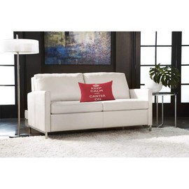 AOYEGO Keep Calm Throw Pillow Cover 12x20 Inch Motivational Quote Word Text Keep Calm and Carry Royal UK Crown Rectangle Pillow Cases Home Decorative Cotton Linen Cushion Cover for Bed Sofa