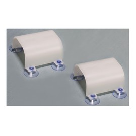 Crvicv Aquarium Betta Tunnel, Exercise, and Relaxation for Your Fish, Perfect for a Fish in Recovery, Providing Your Betta Fish with an Interactive Hideaway[2pcs] (White)