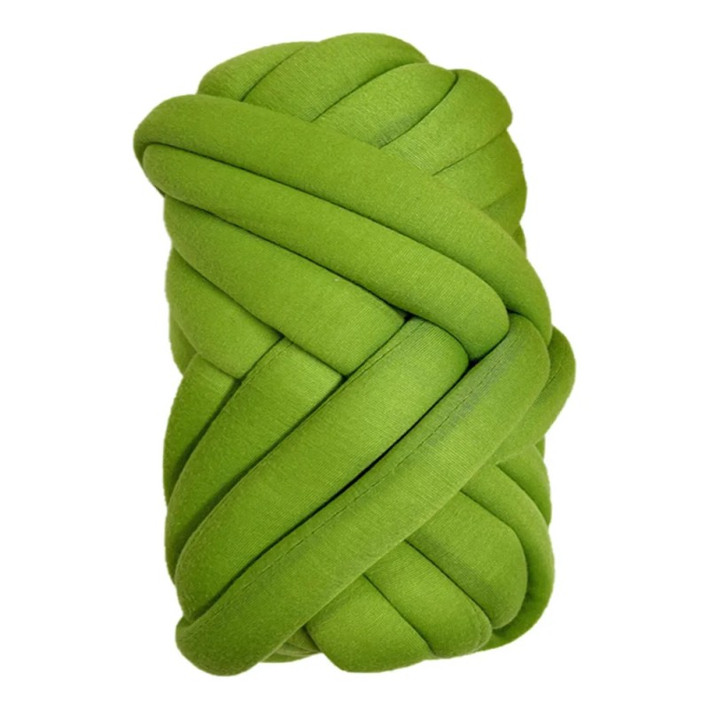 1.5kg Chunky Yarn Jumbo Tubular Yarn Soft Arm Knit Green