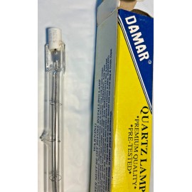 DAMAR NO. 1018A - 130V- 500T3QCL  - 500W 130V DOUBLE ENDED QUARTZ LAMP  -DAMAR