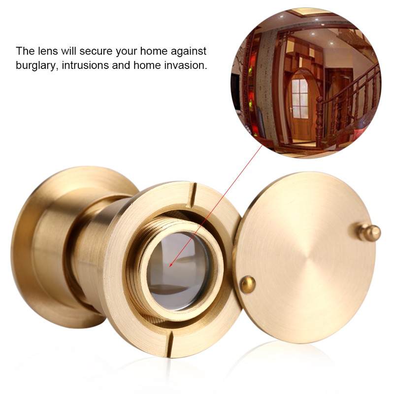 28mm Wide Viewing Angle Door Viewer with Heavy Duty Privacy
