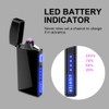 Dual Arc Plasma Lighter with LED Battery Indicator and Box,