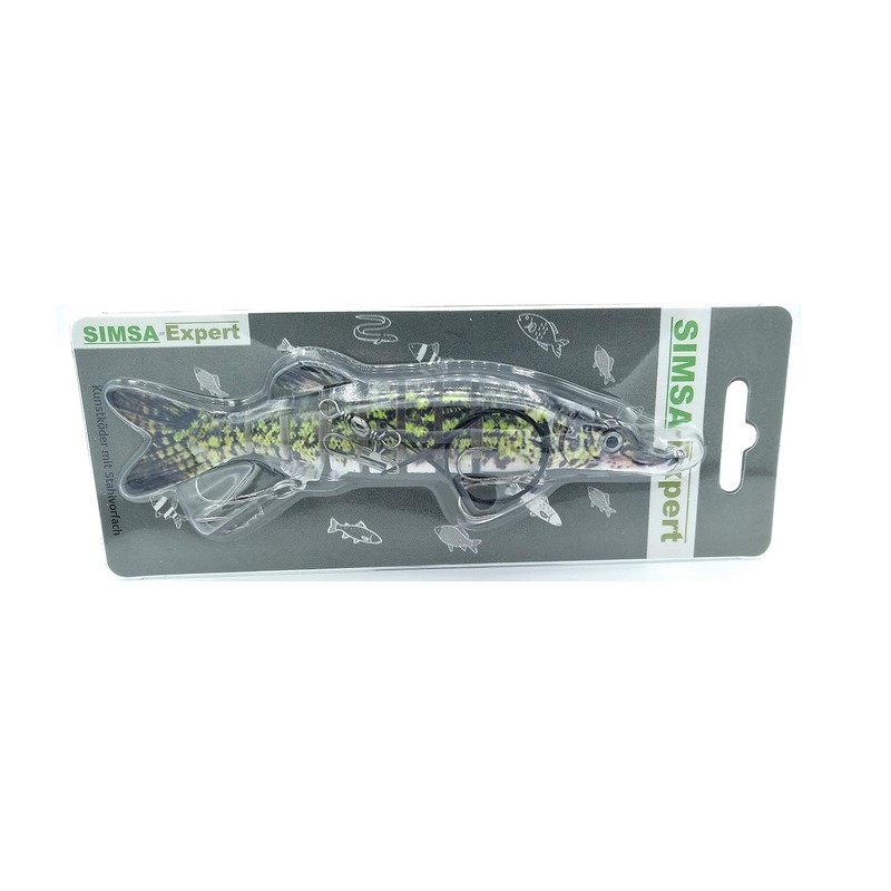 SIMSA-Expert Pike Wobbler Swimbait Artificial Bait Shad (13 cm, 17