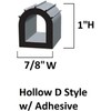 1" White Auto RV Marine Trailer Self Adhesive Exterior RV