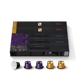 Nespresso Decafe Coffee Set, 3 Types (50 Cups), Original Exclusive Capsules RO-E05K05