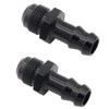 YSIL 2PCS 8AN Male to 1/2” Barb Push on Lock