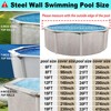 SIHAIAN 20 Ft Pool Cover, with Automatic Drain Round Pool