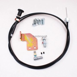hanbingcj8 Manual Fuel Shut Off Solenoid Kit Cable Pull P7100 for Cummins Dodge 12v 6bt 4bt