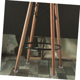 SEWACC 10pcs Transparent Skid Furniture Footpads with Teeth Durable Table Leg Protectors for Chairs and Tables Non Slip Chair Footpads Prevent Scratches and Noise