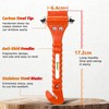ipow [2 Pack] Car Emergency Escape Window Break Hammer Safety