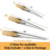 FCOUIID Marine Rope Splicing Spike FID with Wooden Handle, Swedish