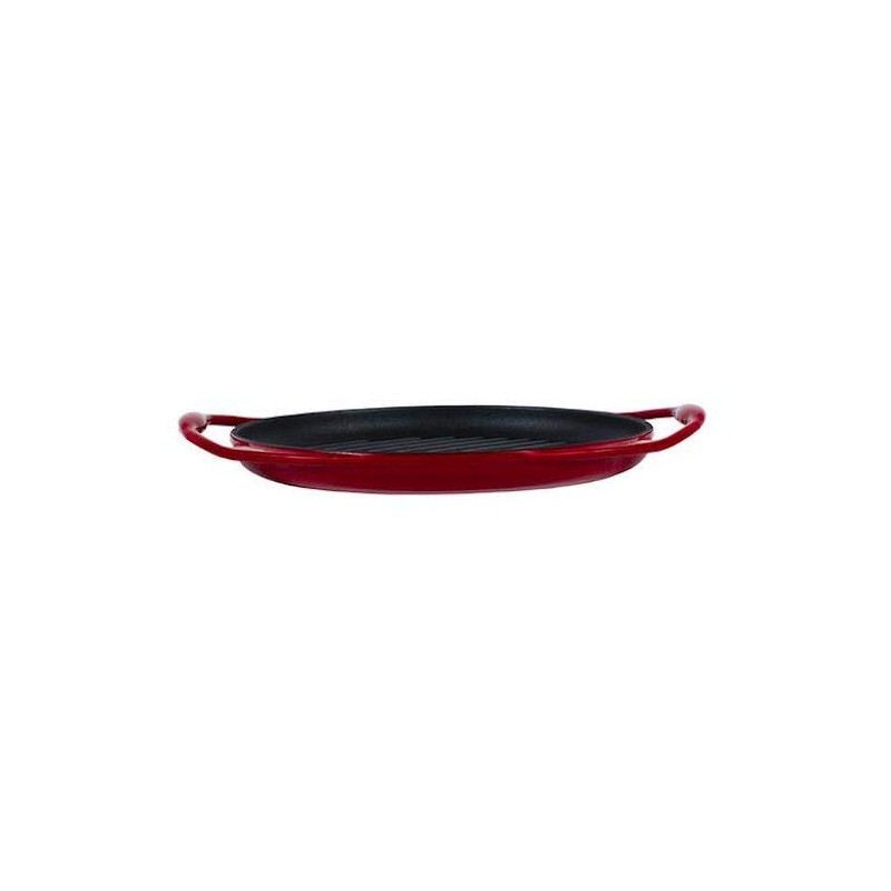 Cuisine & Company 10" Enameled Cast Iron Round Grill Pan