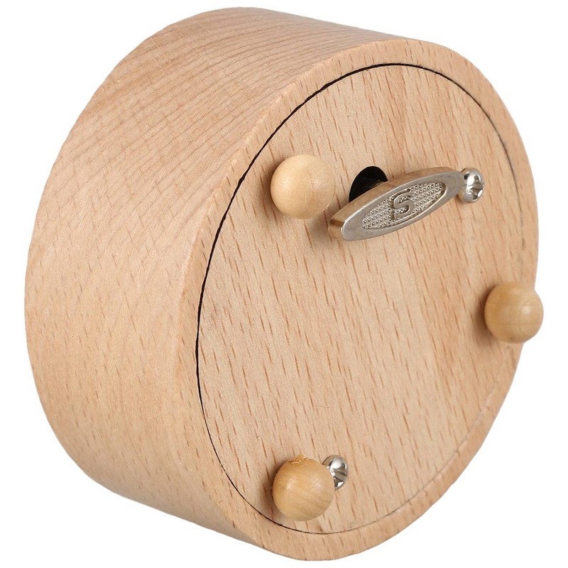 3X Round Blank Music Box Birthday Valentine's Day Figurine Handicraft