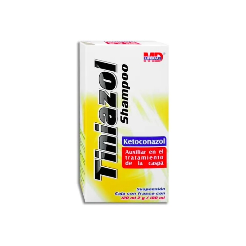 Shampoo Tiniazol Auxiliar En El Tratamiento De La Caspa C/3