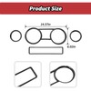 JeCar 4pcs for Mustang Carbon Fiber Interior Dash Vent Cover