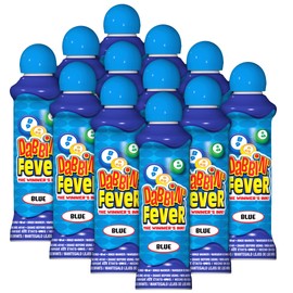 Dabbin' Fever Bingo Daubers One Dozen 3 Ounce Ink Dabbers (Blue)