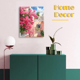 NANASUGUR Paint by Numbers Adults, DIY Hand-Painted Oil Painting Kits for Home Decor, Canvas Painting Gift for Adults, Beginners, Children, Trillium Without Frame, 40 x 50 cm