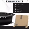 FEBTECH Smokeless Firepit Ring 45" OD & 39" ID for