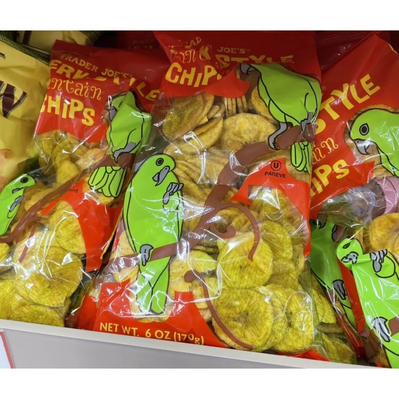 Trader Joe's 4 Pack Trader Joe's Jerk-Style Plantain Chips