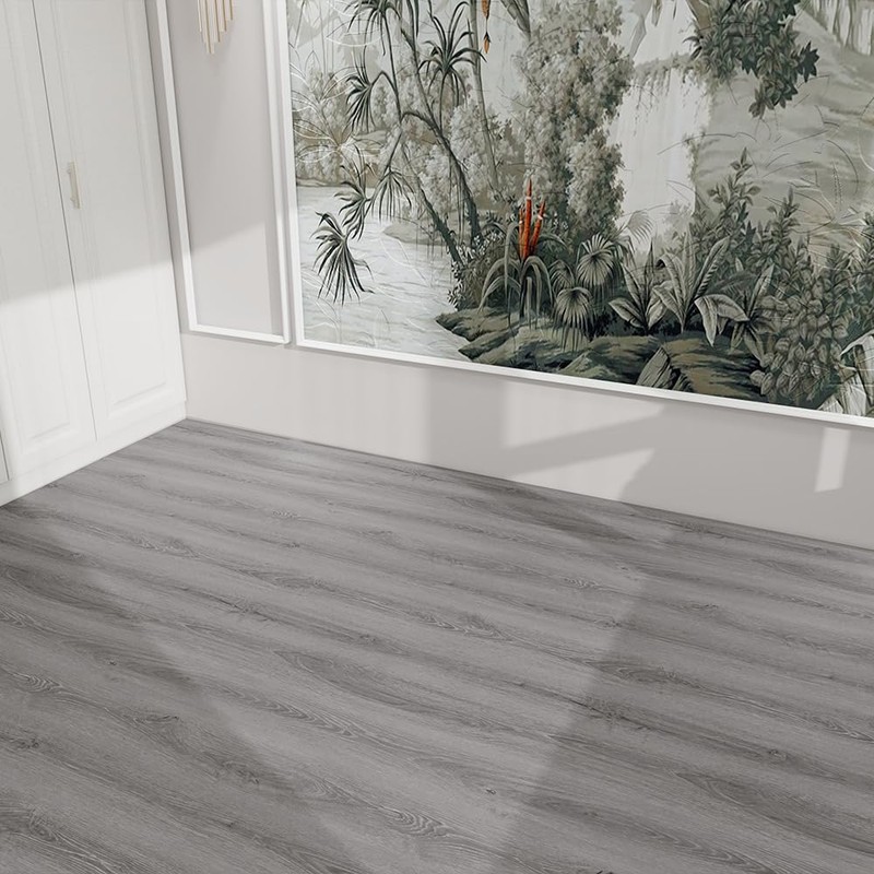 auxua Wood Grain Peel and Stick Floor Tiles – 11.8”