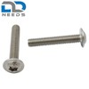 D2D Pack of 10 Flat Head Screws with Flange M8