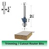 Bosch 85437M Router Bit Carbide Tip Double Flute Flush Trim