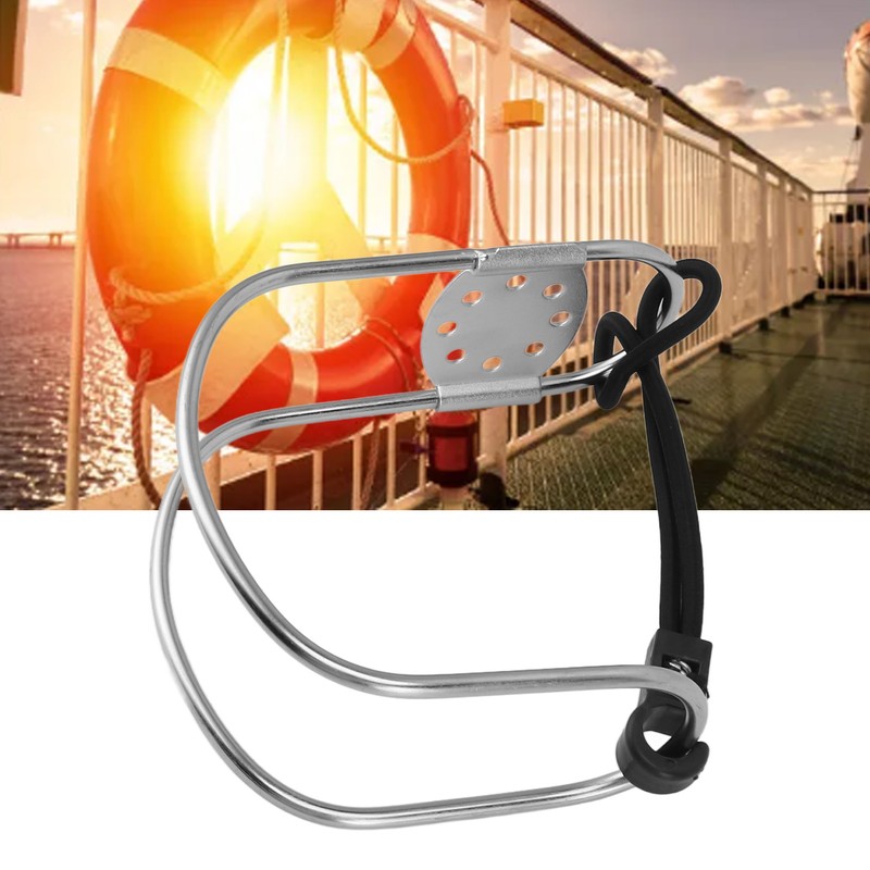 Yacht Life Buoy Holder Stainless Steel Safety Lifebuoy Horseshoe Bracket
