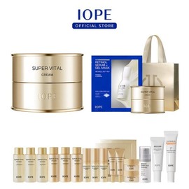 Arrives tomorrow/Exclusive IOPE NEW 6th Generation Super Vital Cream (18 travel-size products + shopping bag) / 내일도착단독 아이오페 NEW 6세대 슈퍼바이탈 크림(여행용18종+쇼핑백)