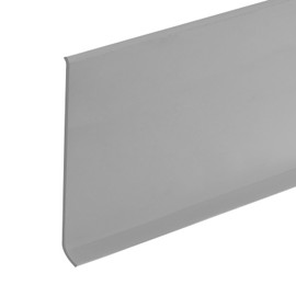 HARFINGTON 20ft x 5" Baseboard Trim Peel and Stick Wall Flexible Molding Trims, Self Adhesive PVC Cove Base Baseboards for Walls Corner, Gray