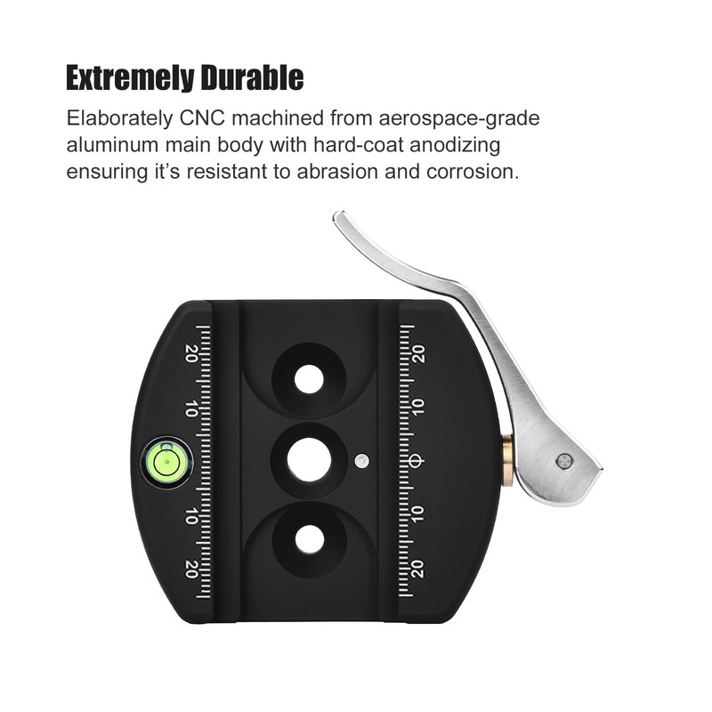 SEANDAYTOY AC-60 60mm Arca Swiss Quick Release Lever Clamp for