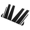 8pcs Pillar Post Trim Kit 4D Style Gloss Black Side