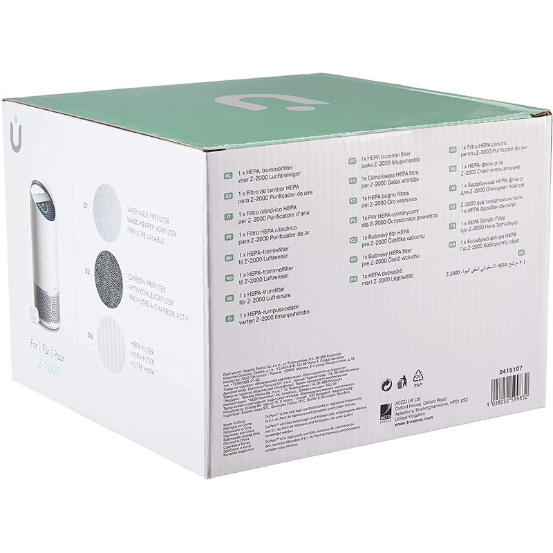 Leitz Trusens Replacement Dupont Filter 3-in-1 Drum for TruSens Z-2000