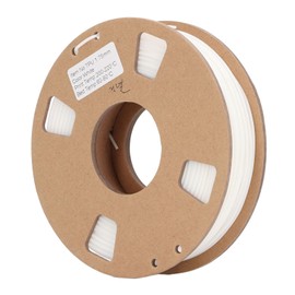 TPU Filament 1.75mm, 3D Printer Filament High Precision 95A Soft 3D Printer Consumables White 3D Printer Filament 1.75mm Flexible TPU Filament Bundle