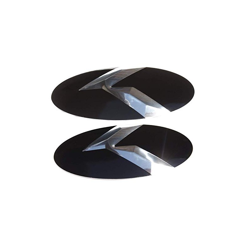 2pc Metal Skin K Emblem Badge Overlay for KIA K5