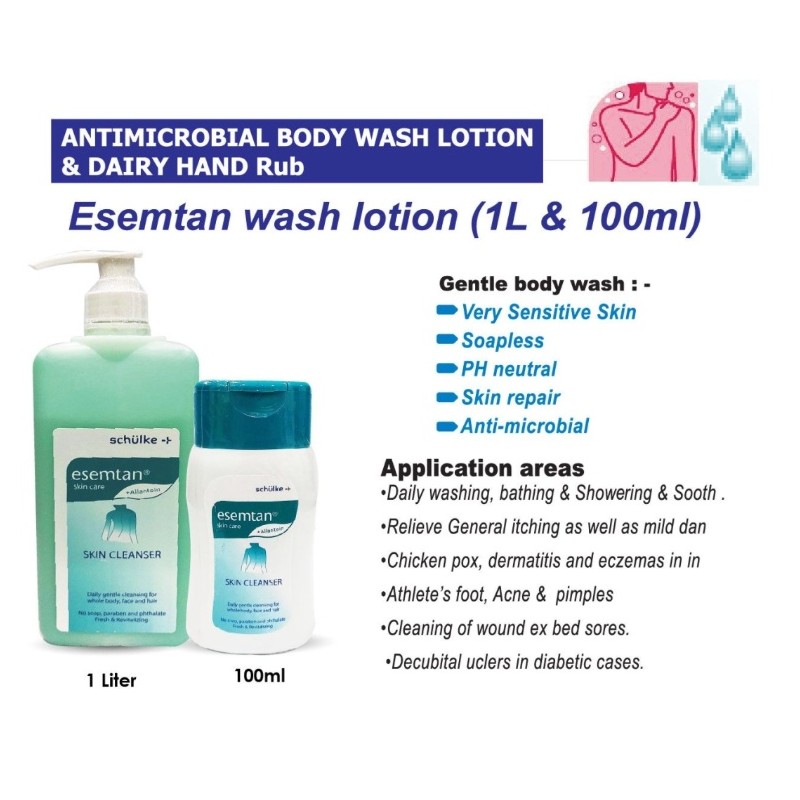 Schulke 1LITRE SCHULKE ESEMTAN WASH LOTION
