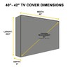 KHOMO GEAR Outdoor TV Cover Universal Weatherproof Protector for 40-42