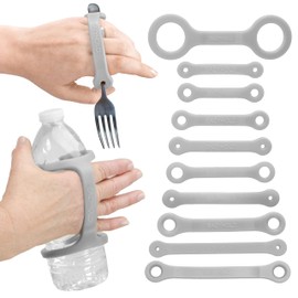Essential Mobility Aid for Hands, Limbs - Includes 10 Sizes of Silicone Handles to Fit Items for Daily Living Activities, Assists Kids and Seniors with Limited Strength, Disabilities, Stroke Recovery