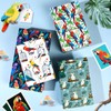 Pineraap Parrot Wrapping Paper 12 Sheets Colorful Parrot Designs Gift
