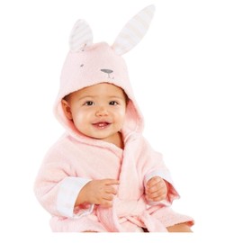 Dara Baby | Toalla de Baño para Bebé o Niño | Bata Baño de Figuras Divertidas | Capucha para la Cabeza | Secado Rápido y Ligero| Tela Extra Suave| Regalo para Bebé, Baby Shower, Cumpleaños (Conejo)