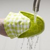 Zeal Gingham Mini Mitt Pot Holder, Cotton, Lime Green, 17.5